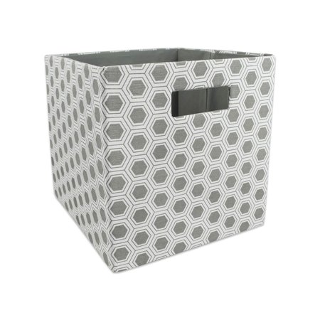 CONVENIENCE CONCEPTS Storage Cube, Polyester, Gray HI2567883